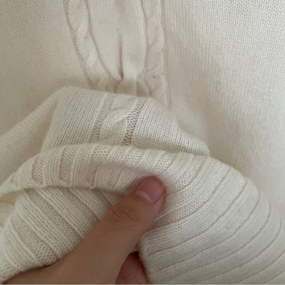 COPY - 100% cashmere turtleneck sweater (beige, size XS/S) - Picture 6 of 9